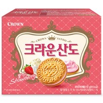 크라운산도(161gX2EA 8입 딸기맛 크라운제과), 161g