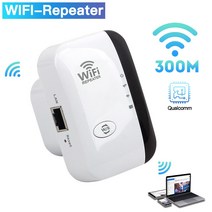 무선 와이파이 리피터 300Mbps 익스텐더 장거리 신호 증폭기 부스터 네트워크 지원 WPS AP 802.11N 액세스 포인트, 02 US Plug, 01 WHITE
