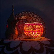 스테인드글라스 스탠드 미니 터키 협탁 조명 중동 인테리어 식탁 거실 베란다 다양한 조명 등, A_C-01