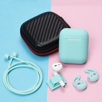 분실방지 에어팟 케이스 악세사리 올인원 세트, 민트, 에어팟 케이스 풀세트
