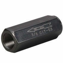 유압 체크 밸브 14 38 1 34 NPT 펌프 오일 3000psi 리턴 단일 방향