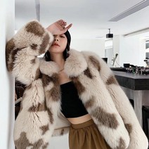 이탈리아 사랑 감정 토스카나 모피 코트 가을 여우 모피 짧은 코트 젊은 재킷