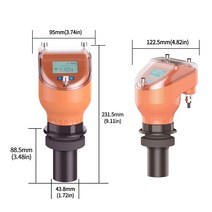 유량계 초음파유량계 디지털 전자식 휴대용 4 in1 토양 PH 센서 NPK 미터 다기능 EC 수분 온도 분석기 디스플레이, 3.015m