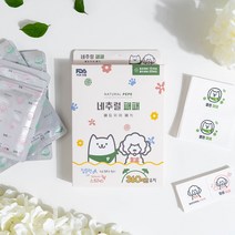 네추럴패패 반려동물 스트레스 해소 강아지 고양이 항균 탈취 생활환경 개선 패치 피톤치드 집먼지 진드기 소변 배변 냄새 제거 올인원패치 실내 산책용 분리불안 피부병 완화 후각놀이