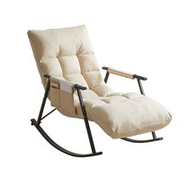 각도 조절 안락 흔들의자 (아이보리+블랙), 상세 참조