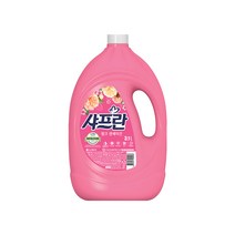 문구 잡화 샤프란 섬유유연제 핑크 센세이션 3.1L 용기, 1개