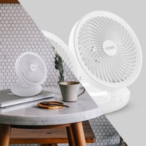 르젠 미니 무선 써큘레이터 LZEF-WL700W LZEF-WL700N, 화이트