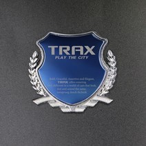 [가오] 트렉스 C필러 휀다 꾸미기 레터링 포인트 튜닝 엠블럼 장식 익스테리어 몰딩, 블루(1P)