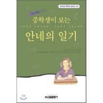 안네의 일기(중학생이보는)(중학생독후감필독선 58), 신원문화사, 안네 프랑크 저/김영중 역