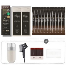 시즌2 씨드비 물염색 저자극 새치 커버 염색약 11회분+시즌2 염색키트, 미디엄브라운
