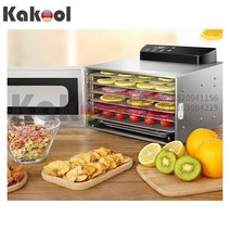 야채건조기 가정용 농산물 음식 건조기 kakool 6 쟁반 식품 간식 탈수 과일 야채 허브 고기 스테인레스 스틸 110v 220v eu us 식품 고추 건조기 36, 영국