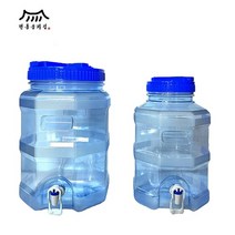 수도꼭지 물통 생수통 캠핑용 12리터 육각 코크 벨브 국산, 20리터