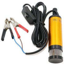 a110 디젤 오일 물을 펌핑 휴대용 미니 12V 24V DC 전기 잠수정 펌프 알루미늄 합금 쉘 12L/min 연료 전송 펌프