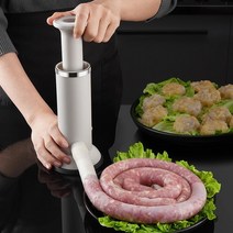 소시지충진기 소시지메이커 수제소시지만들기 소세지 메이커 미트볼 메이커 스터퍼 이중 사용 미트볼 미트볼 필러, 낮은 버전