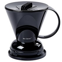 미스터 클레버 커피 드리퍼 블랙 530ml, 단품