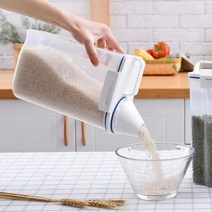 진공 쌀 보관 9kg 홈 저장 상자 곡물 디스펜서 회전식 봉인 탱크 주방 식품 용기, 2.5L Storage Box
