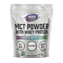 NOW Foods 스포츠 유청 단백질 MCT 무맛 454g