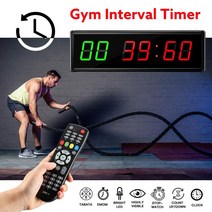 복싱타임벨 복싱타이머 주싯수 크로스핏 체육관1.5 GYM Crossfit Timer LED 간격 타이머 훈련 시간 및 휴식, 03 UK Plug