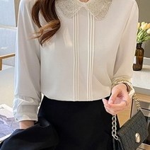 이지핏 비즈 카라넥 심플 블라우스 하객룩 오피스룩 블라우스 여성셔츠 퍼프블라우스 여성블라우스 여성남방 리본블라우스 레이스블라우스 오피스룩 하객룩 쉬폰블라우스 셔링블라우스 민소매블라우스 여자흰셔츠 여성브라우스