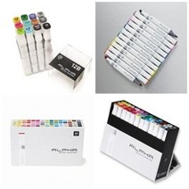 알파 브러쉬 마카 12색 36색 60색 세트 스케치마카 / 옵션선택, 브러쉬마카 36색