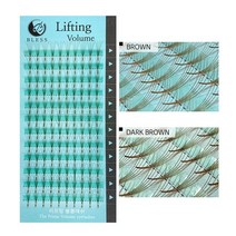 블레스 리프팅래쉬 5d 다크브라운 볼륨속눈썹 러시안볼륨 속눈썹, 1개, CC0.07-8mm
