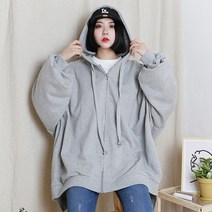 오키로 오버핏 프리 박스 집업 (66~130사이즈까지) 빅사이즈후드