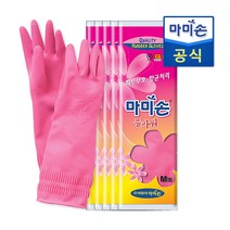 마미손 고무장갑 플라워, 5개입