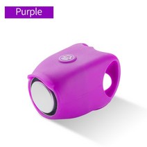 CoolChange-방수 자전거 벨 360 회전식 전기 실리카 젤 쉘 핸들바 장착 사이클링, [02] Purple