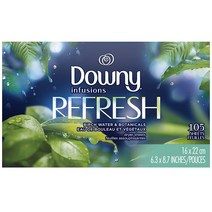 다우니 인퓨전 페브릭 소프터너 시트 보타니컬 미스트 105개입