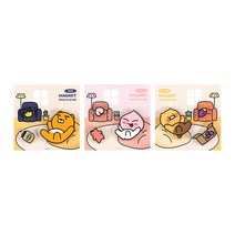 카카오프렌즈 아크릴 마그넷 세트 냉장고 자석, 라이언