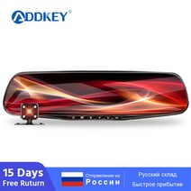 자동차용품점 룸미러 ADDKEY 자동차 Dvr 대쉬 캠 듀얼 Len 후면보기 미러 자동, 02 듀얼 렌즈, 02 32G