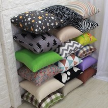 성한텍스 특가세일 쿠션솜 포함 35x35 40x40 45x45 50x50, 43_린넨-잔꽃