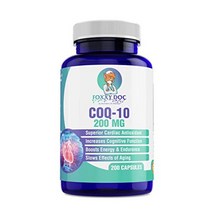 coq10 - 코엔자임 q10 - 200mg - 우수한 가격 - 200캡슐 - non-gmo - 뇌 심장 앰프 근육 증폭기 셀 서플리먼트 6.5개월 공급 by foxxy doc