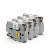 브라더 호환 6mm 9mm 12mm 18 24 36mm 라벨테이프, [24mm] TZe-354 호환 (검정바탕/금색글씨), 1개