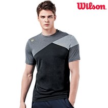 윌슨 반팔티 TRS_5259 BLK 라운드 테니스 배드민턴