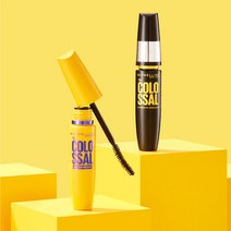 메이블린뉴욕 1+1 콜로썰 워터프루프 마스카라 블랙브라운빅샷+블랙에디션, 메이블린뉴욕 1+1 콜로썰 워터프루프 마스카라 블랙/브, 03 콜로썰_빅샷_블랙에디션