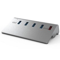 NEXT-316U3 USB3.0 4포트+퀵차지 1포트 유전원 허브 실버