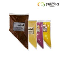 알앤알 커피 콩빵 반죽 5kg(1kg X 5개) 옵션 선택(커피 플레인 바나나 고구마 초코)머핀 커피콩빵 팬케익 반죽, 반죽 플레인맛 1kg X 5개, 5개