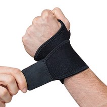 헬스 손목보호대 손목 관절 용 받침대 및 건염 편안하고 조절 식 압축 랩, 블랙-1