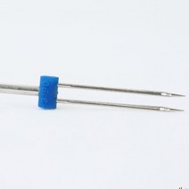 원단킹 56-840 쌍침 미싱바늘(가정용)_3mm (7305932) 미싱바늘