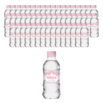 아워홈 지리산수 핑크에디션 생수 330ml 80개 청정 지리산물