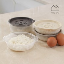 [위주]스팀 냉동밥 전자레인지 조리용기 450ml, 그레이, 12개입