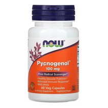 나우푸드 피크노제놀 100mg 베지 60캡슐 호팍사 프랑스 소나무껍질 추출물, 30mg, 60개, 60개