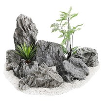 모형돌 인조바위 조경 화단 정원 판석, 둥근 디딤돌