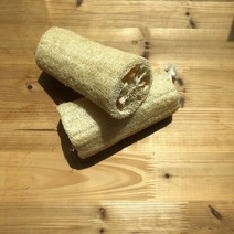 에꼬앙주 천연 통수세미 각질제거 친환경 바디 샤워타올(L) 길이 15cm, 1개, 내추럴