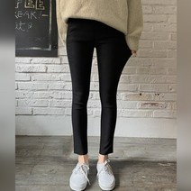 핫핑 더-쫀득해진 밴딩 스키니팬츠