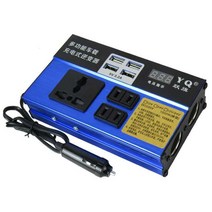 차량 인버터 충전기 220V 소형 USB 디지털 전력변환기, 디지털디스플레이 12v24v-220v