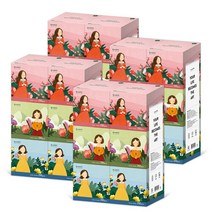 한예지 캐릭터 미니 미용티슈 250매 6입 4팩, 캐릭터 MINI 천연펄프 미용티슈 250매 6입 4팩