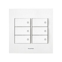 나노전기 스위치 중 6구 화이트, 1개