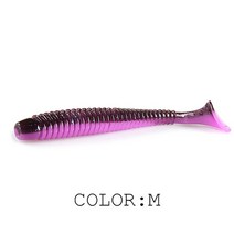 Supercontinental-스윙 임팩트 링 청어 낚시 루어 6 개/10 개/20 개 인공 Pesca Leurre Souple, [03] 97mm 6pcs, [13] M